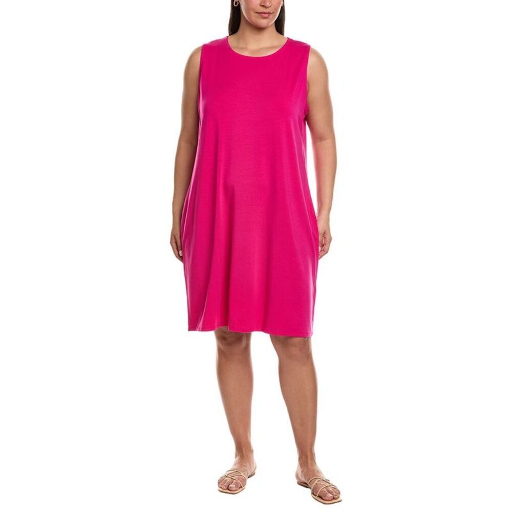 Eileen Fisher Womens  Round Neck Dress